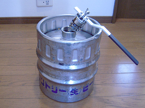 ビール樽開栓工具EX お手持ちのビール樽を保存容器に 製造直売面倒な